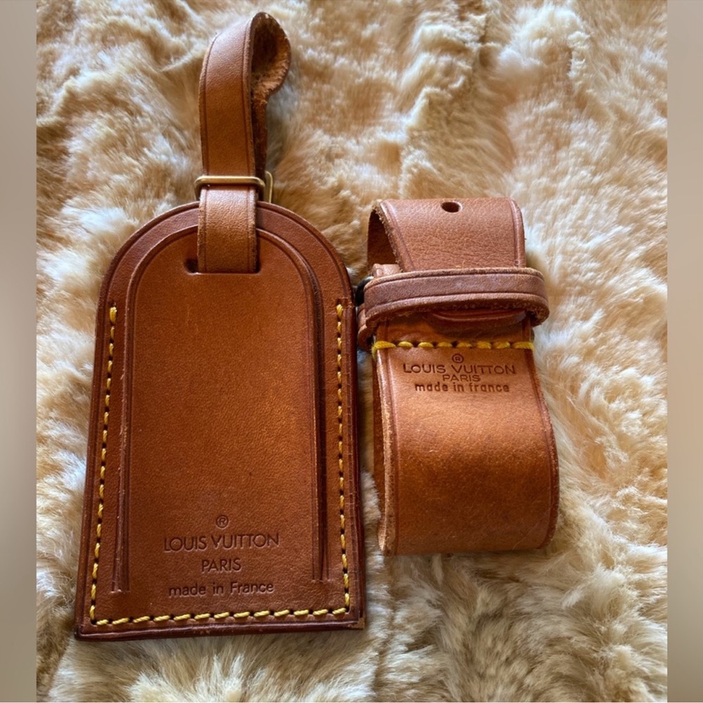 Authentic LV Luggage Tag